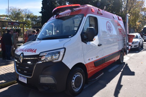 SAMU de Nova Petrópolis recebe nova ambulância