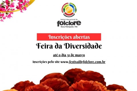 53º Festival Internacional de Folclore abre inscrições para a Feira da Diversidade