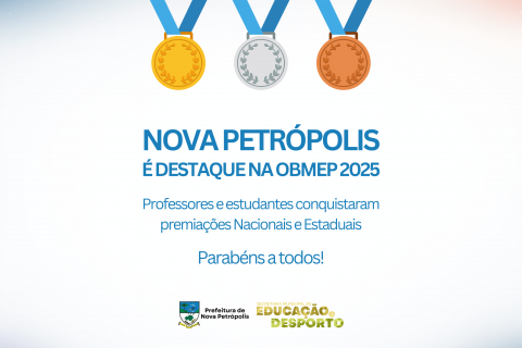 Estudantes de Nova Petrópolis são destaque na OBMEP 2025 com premiações nacionais e estaduais