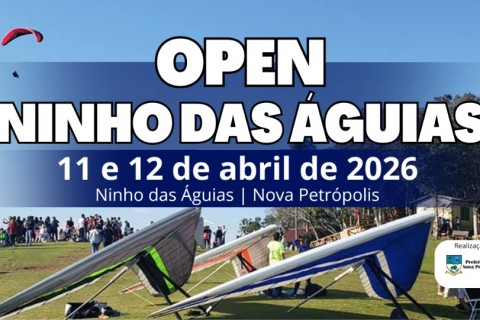 Céu de Nova Petrópolis recebe o Open Ninho das Águias nos dias 11 e 12 de abril