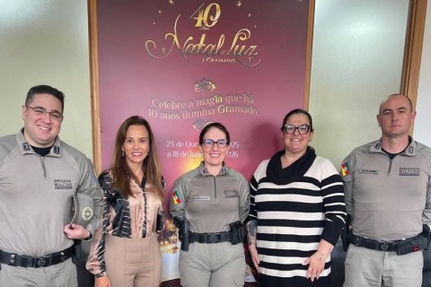 40° Natal Luz de Gramado conta com segurança reforçada da Brigada Militar