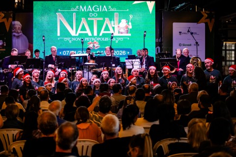 Abertura da Magia do Natal de Nova Petrópolis valoriza autenticidade e envolvimento coletivo